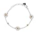 Agatha Ruiz de la Prada Sterling Silver Enamel Daisy Bracelet. This Product is only for Teenagers 13 and Older.