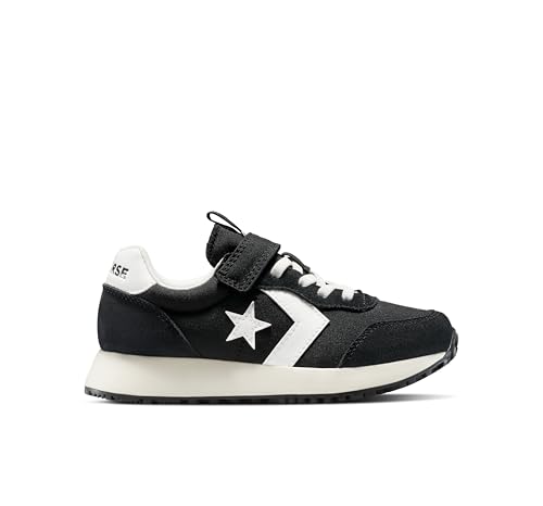 Converse Omega Trainer Easy on, Zapatillas, Negro/Blanco Vintage/Garceta, 27 EU