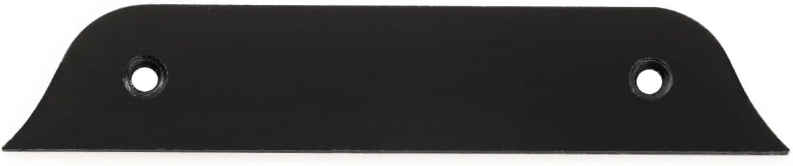 Guitar Tenon Cover 2-Hole Plastic Neck Joint Plate – Replacement Mount Cover for Half Face Pickguard Electric Guitar | Fingerboard Spacer Style Tenon Plate for Repair Retrofit Hardware Setup (Black)