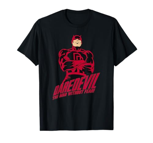 Marvel Daredevil The Man Without Fear Vintage Comic Icon T-Shirt