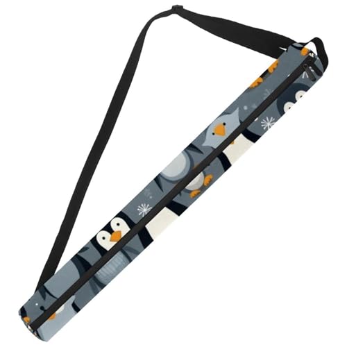 Disfruta el campo de golf llevando esta funda térmica para cervezas con simpáticos pingüinos