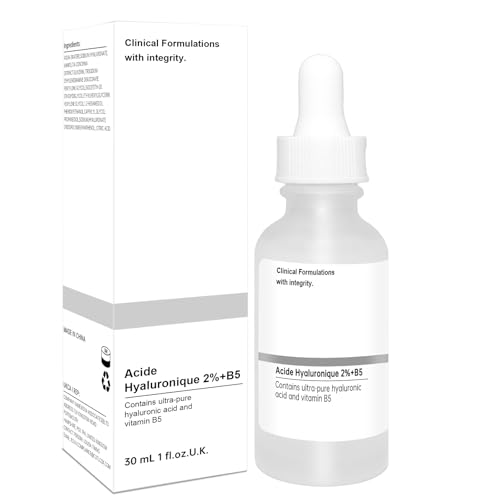 Hyaluronic Acid 2% + B5 Hyaluronic Acid Serum for Face Salicylic Acid Serum Face Hydrated Hydrochloric Acid to Plump and Smooth Skin for All Ski Types - Skin Care 30ML