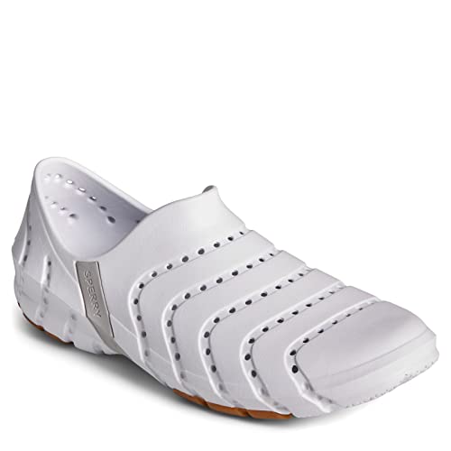 Sperry Mens Footwear Men's Water Strider Shoe, White, 10