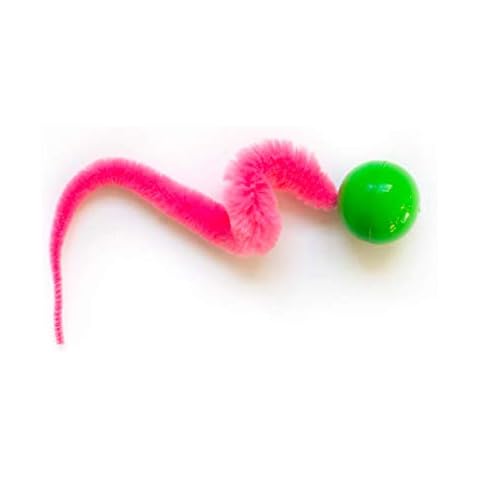 Dezi Roo Wiggly Ping Ball - Fun Cat Toys - Toy Balls for Indoor Cats - Designed by a Feline Vet - Made in USA - 3pk Cover