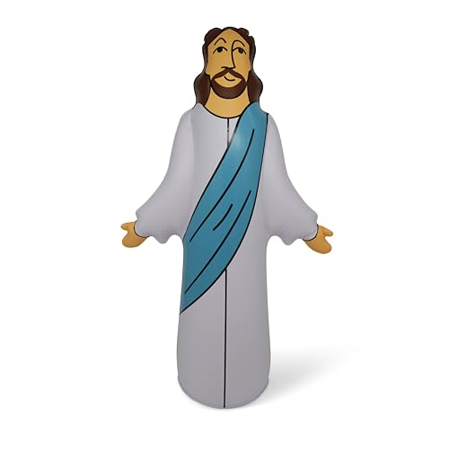 GOOFBALLS Inflatable Blow-Up Decoration Humorous Decor for Parties Holidays and Events Funny Air-Filled Party Decoration-Jesus