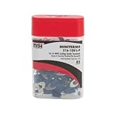 NSi Industries S16-10V-L-P Miniterminal Propack Locking Spade Terminals (Pack of 85)