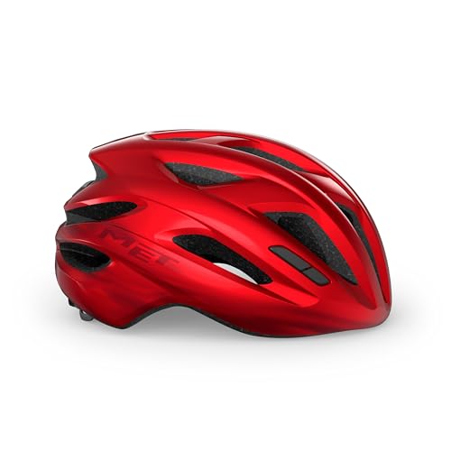 MET - Idolo Road Cycling Helmet In Red Metallic Size Medium (52-59 cm), Red Metallic shiny - Image 3
