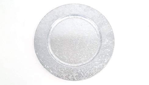 Galvanized Metal Charger Plate