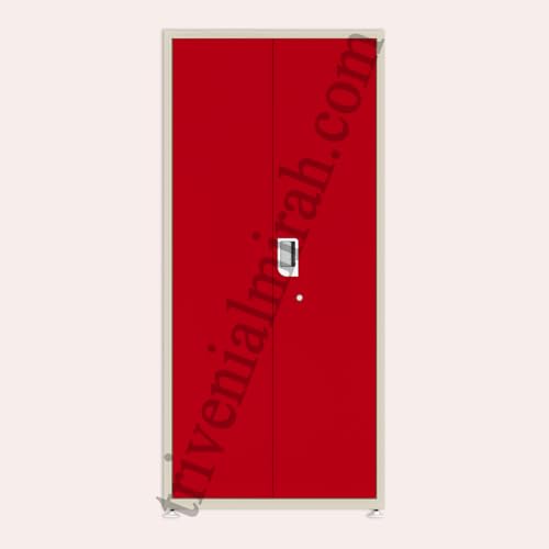 Image of Triveni almirah SHELF-26 | 10-Year Guarantee on Paint and Lock| Dual-Door Office Steel Almirah with 5 Fixed Shelves & Powder-Coated Finish (36-Inch Width)
