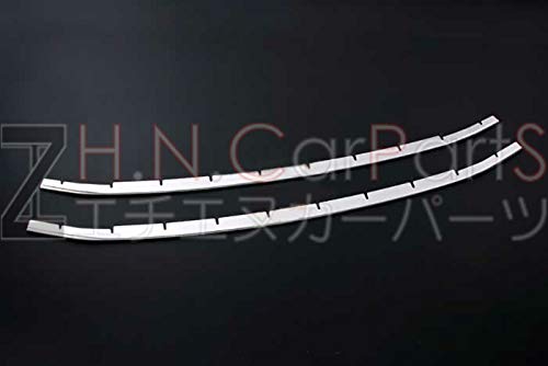 トヨタ アルファード20系後期 グレードS/ハイブリッドSR用 バンパーグリルカバー 鏡面ステンレスガーニッシュ アルファード後期外装パーツ アルファード後期用品