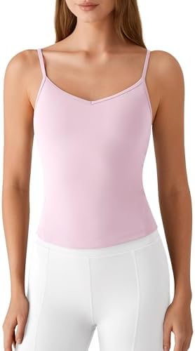 G4Free BareFeel Women's Camisole with Built in Bra Removable Padd...