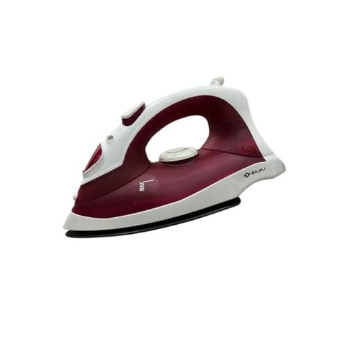 Image of Bajaj MX-4 NEO Lightweight Steam Iron | Non Stick Coated Soleplate,360 Degree Swivel Cord | With Adjustable Temperature Setting,Well Suitable for Dry Ironing As Well