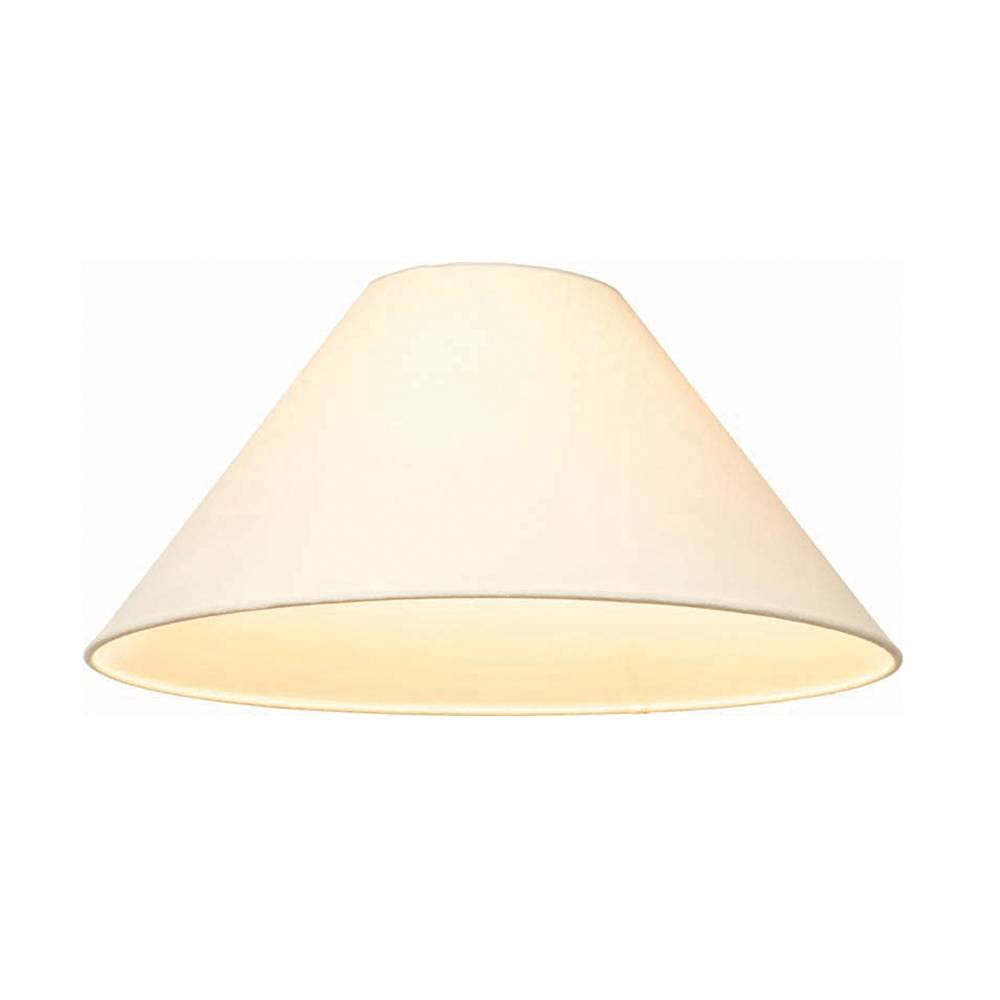 The Lighting & Interiors Group Beige Coolie Lamp Shade Size: 18.5 H X 30 W X 30 D