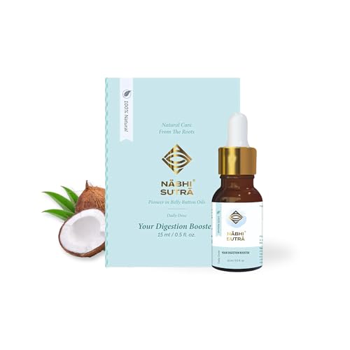 Nabhi Sutra Aceite de ombligo para hombres y mujeres, aceite ayurvédico, 15 ml