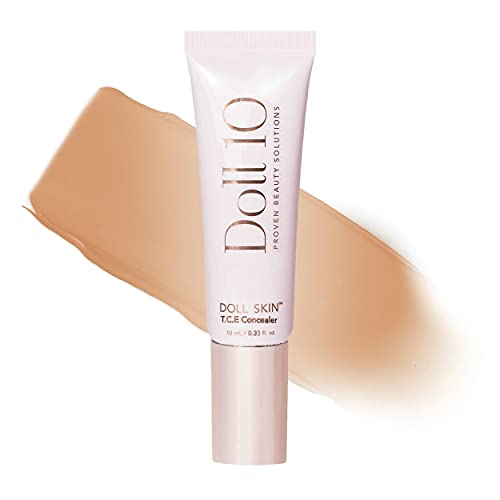 Doll Skin T.C.E Super Coverage Treatment Concealer - Color Correcting Lightweight Vegan & Good for Skin Makeup (Tan)