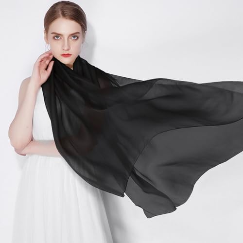 ZaZoo Chiffon sjaal in koningsblauw