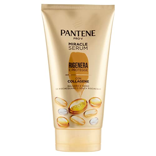 Baume pour cheveux endommagés, Pantene Pro-V Baume 3 minutes Miracle, régénère et protège, transforme les cheveux endommagés en régénérés et brillants, 150 ml
