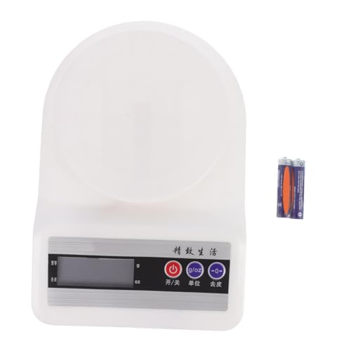 Alipis Báscula Digital de Cocina Mini Precisión hasta Electrónica sin Batería Portátil para Alimentos y Repostería Diseño Plástico Duradero