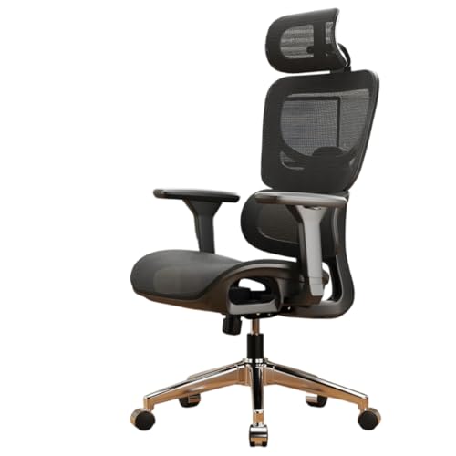 Silla ergonómica para computadora con Soporte Lumbar, cómoda Silla de Oficina para el hogar, Asiento reclinable para Estar Sentado Durante Largos períodos.