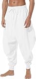Photo Gallery aitfineism pantaloni da uomo aladdin hippie harem, 012 bianco, xxxxl Photo Gallery aitfineism pantaloni da uomo aladdin hippie harem, 012 bianco, xxxxl