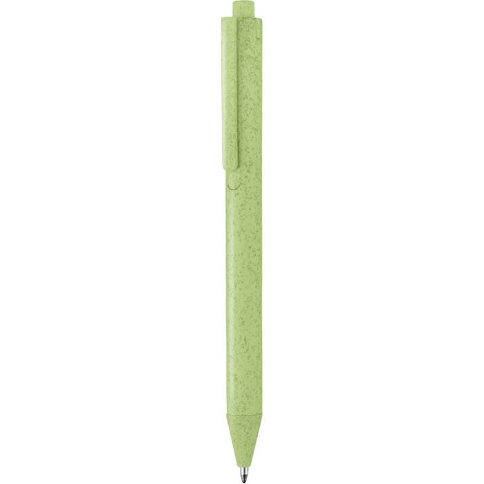 TAYAN 200 Penne Personalizzate con Scritta e Logo - Penna Ecologica in Paglia di Grano e ABS con Stampa UV, Idea Personalizzabile Ufficio, Inaugurazioni, Fiere, Gadget Promozionali (200 Penne Verde)