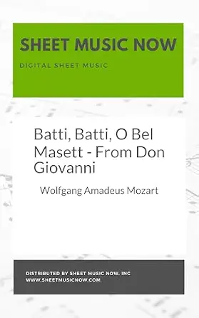 Batti, Batti, O Bel Masett - From Don Giovanni Batti, Batti, O Bel Masett - From Don Giovanni book cover