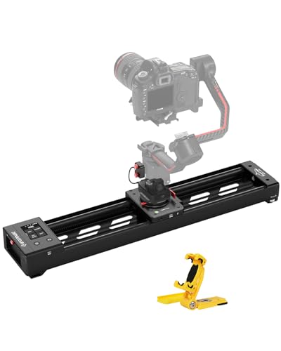 Image of IFOOTAGE Shark Slider Nano II 660,Motorized Camera Slider with Yellow Phone Holder,Compatible with DJI RS2, RS2Pro, RS3 Pro, RS4, RS4 Pro,Video Stabilizer Rail,Video,Timelapse,Panorama,Stop Motion