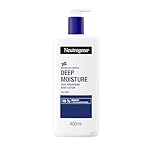 Neutrogena Norwegian Formula Deep Moisture Fast-Absorbing Body Lotion 400ml, Non-Greasy Body Moisturiser for Dry Skin with 10% Glycerine and Pro-Ceramide Technology, Provides 72-Hour Moisturisation