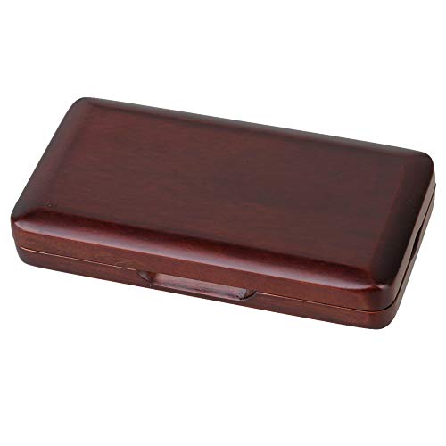 Yibuy Oboe Reed Case Box Spray Lacquer Surface Solid Wood Holds 3 Oboe Reeds #TOP2