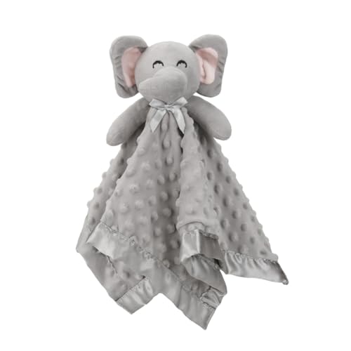 Pro Goleem Elephant Security Blanket, Soft Lovey Unisex Lovie Baby