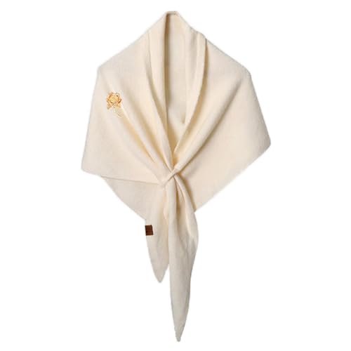 Women's Solid Color Scarf with Loop, Elegant Versatile Casual Soft Comfortable Shawl for Fall Winter