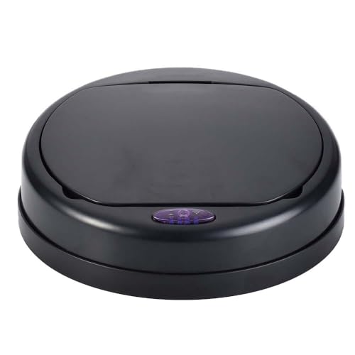 KITCHEN MOVE Couvercle de poubelle automatique rond modèle SOHO Noir Full Black
