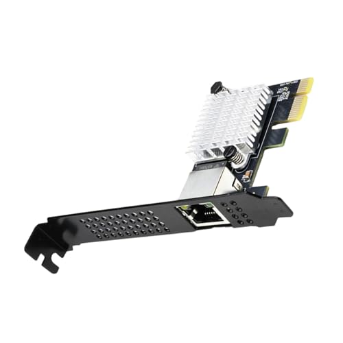 QINGFAN Tarjeta de Red PCIE4.0 1X 10Gbps con Puerto RJ45 para Transferencia de Datos Rápida y Baja Latencia miniatura 6