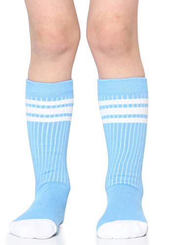 juDanzy Knee High Team Color Tube Socks for Toddler and Youth Boys and Girls (2 Pack)3