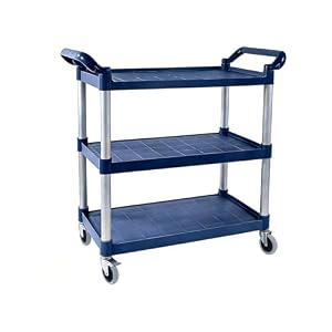 サービスワゴン ツールカートキッチンワゴン 3段 キャスター付き 軽量 静音 耐荷重200KG 運搬台車 ホテル 食堂 レストラン（85*43*97cm)
