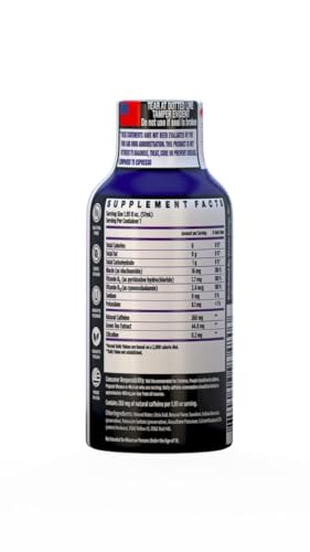 Image of Vitamin Energy Grape Pop Extra Strength Energy Shot, 8 Pack - Up to 7 Hrs, 260mg Natural Caffeine, Zero Sugar - Green Tea Extract, Immune Support, B12 B6 Niacin, 1.93 fl oz, Keto Vegan