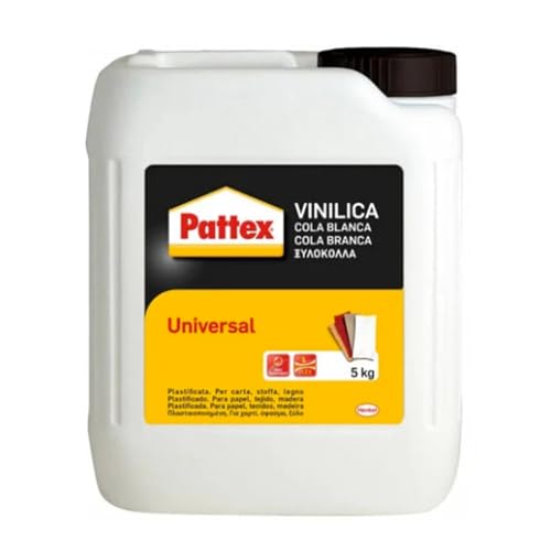 Colle PVA Pattex universelle bois et papier 5 Kg pour atelier maison