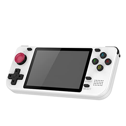 ASVIL Powkiddy RGB10S - Consola de juegos de mano, tarjeta TF de 256 G, consola de videojuegos retro portátil integrada con 40.000 juegos, pantalla IPS de 3.5 pulgadas, consola de juegos de arcade