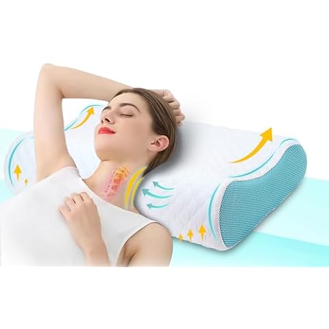 Orthopedic Memory Foam Neck Support Pillow Cover