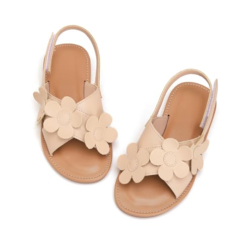 Image of Toddler Girls Sandals Summer Flats Dress Shoes for Baby Little Kids Girl