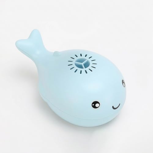 Image of Amazon Brand - Jam & Honey Floating Balls Little Whale Toy, Electric Air Blowing Floating Ball Toys, Unique Birthday Party Gifts for Boys, Girls, Kids, Children Aged 3+ (Blue)