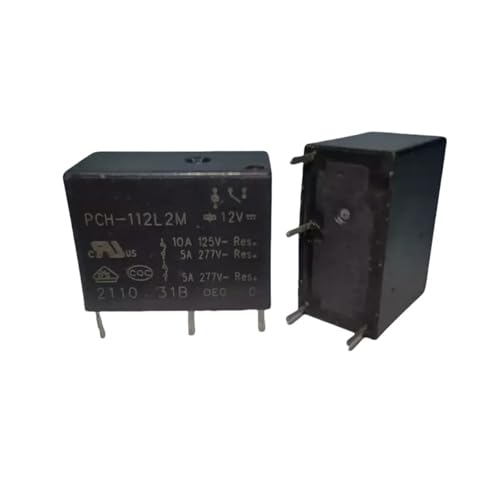 Relais PCH-112L2M 4 broches commutation stable 5A pour automatisme