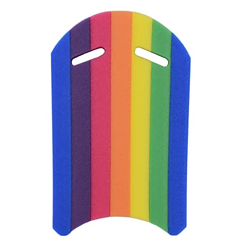 DINESA Schwimmbrett für Kinder und Erwachsene, Regenbogen-Schaumstoff,...