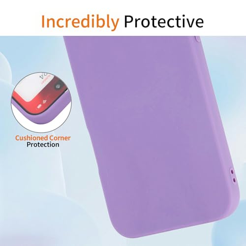 Image of for Xiaomi 17 Case Precise Camera Cutouts Soft TPU Shockproof Phone Cover - Purple
