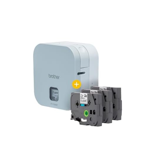 Kit Rotulador Brother P-touch Cube Pt-p300bt + 3fitas Tze231