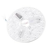 Conception dimmable: ce remplacement de la lumière du ventilateur est compatible avec la plupart des gradateurs LED disponibles sur le marché. Vous pouvez facilement ajuster la luminosité de 5% à la pleine, vous permettant de créer le niveau d'éclairage pour toute occasion. Que vous ayez un dîner romantique ou que vous lisiez un livre, vous pouvez définir la luminosité idéale.