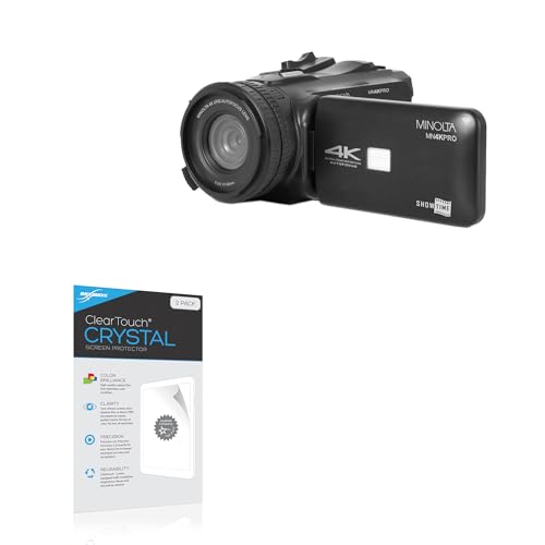 BoxWave Screen Protector Compatible with Minolta MN4KPRO - ClearTouch Crystal (2-Pack), HD Film Skin - Shields from Scratches