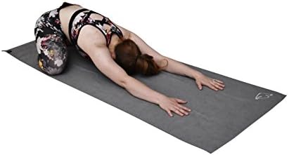 Blue Dove Yoga Microfiber Yoga Mat Towel 72 Inches Long 24 Inches Wide Non Slip Lightweight
