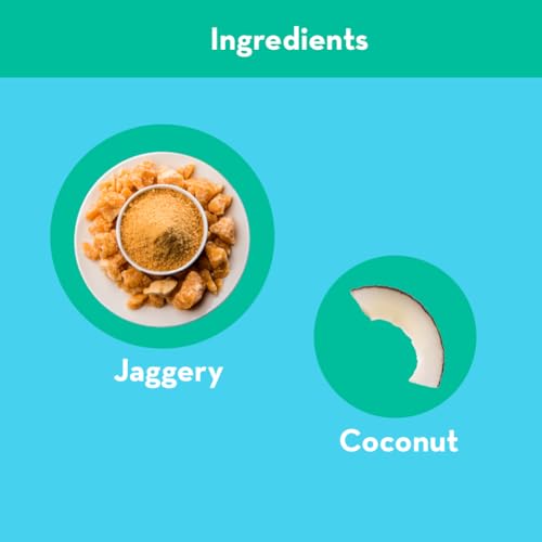 Image of GO DESi Jaggery Coconut Laddu - 200 /150 grams | With Goodness of Jaggery | No Artificial Flavours | Sweets | Laddoo