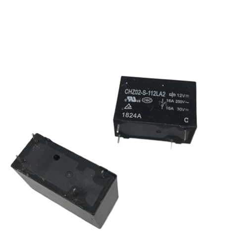 Relais 12V 4 broches CHZ02-S-112LA2 16A pour circuit imprimé